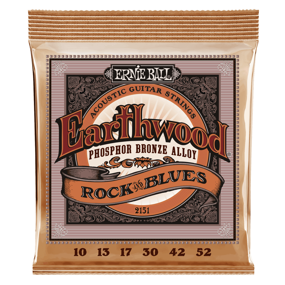 Encordado Ernie Ball Guitarra Acustica Rock & Blues P02151 10-52