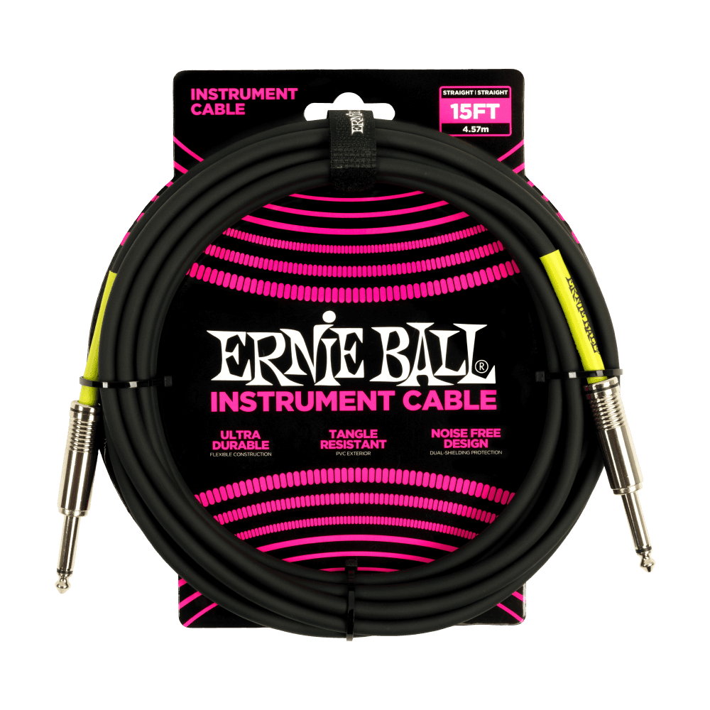 Cable P06399 Negro Ernie Ball 15ft