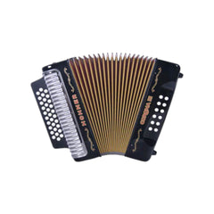 Acordeon 5 Letras Hohner Corona III A57611 Negro