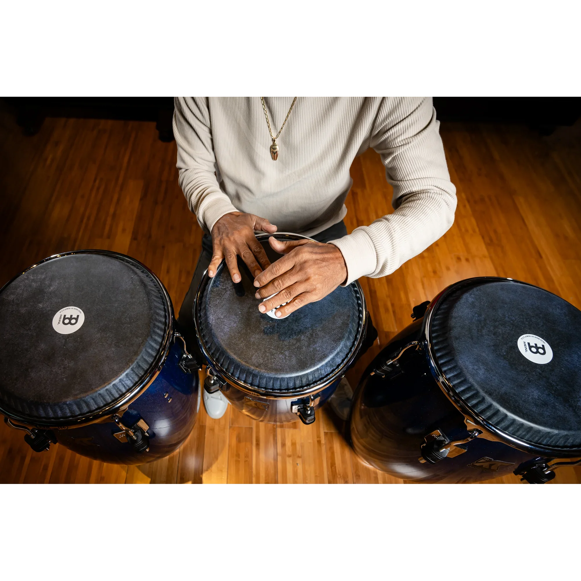 Tumbadora Meinl Wkt1212Bw 12 1/2 Kachiro Thompson Blue Wave