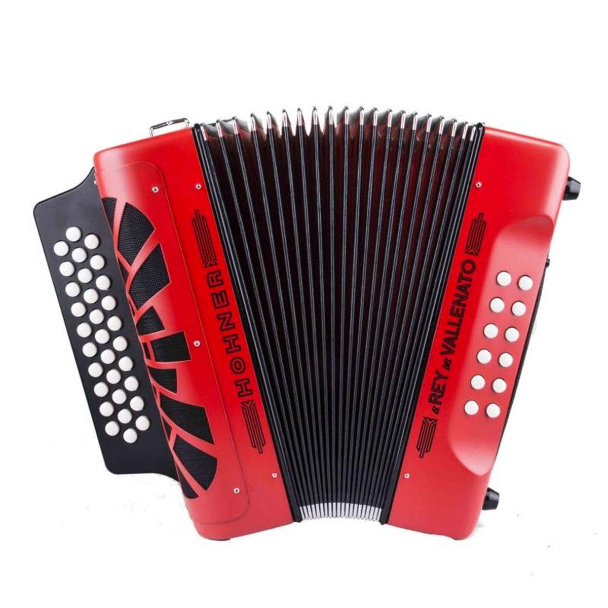 Acordeon Hohner Rey Vallenato Adg Rojo A49041