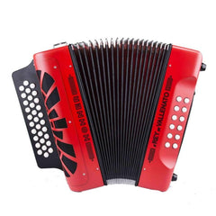 Acordeon Hohner Rey Vallenato Adg Rojo A49041