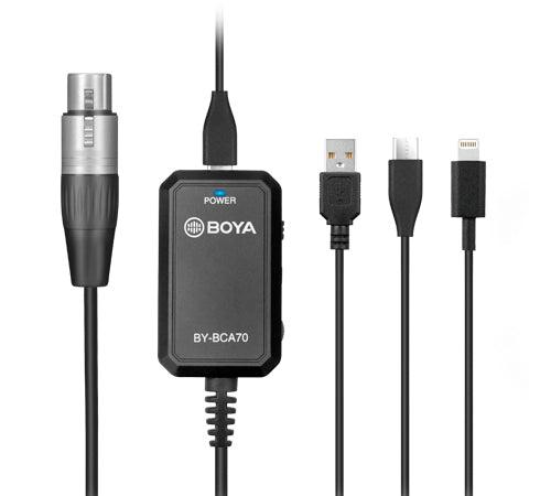 Adaptador/interfaz BOYA By-bca70