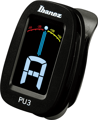 Afinador Cromatico Tipo Pinza Ibanez Pu3-bk