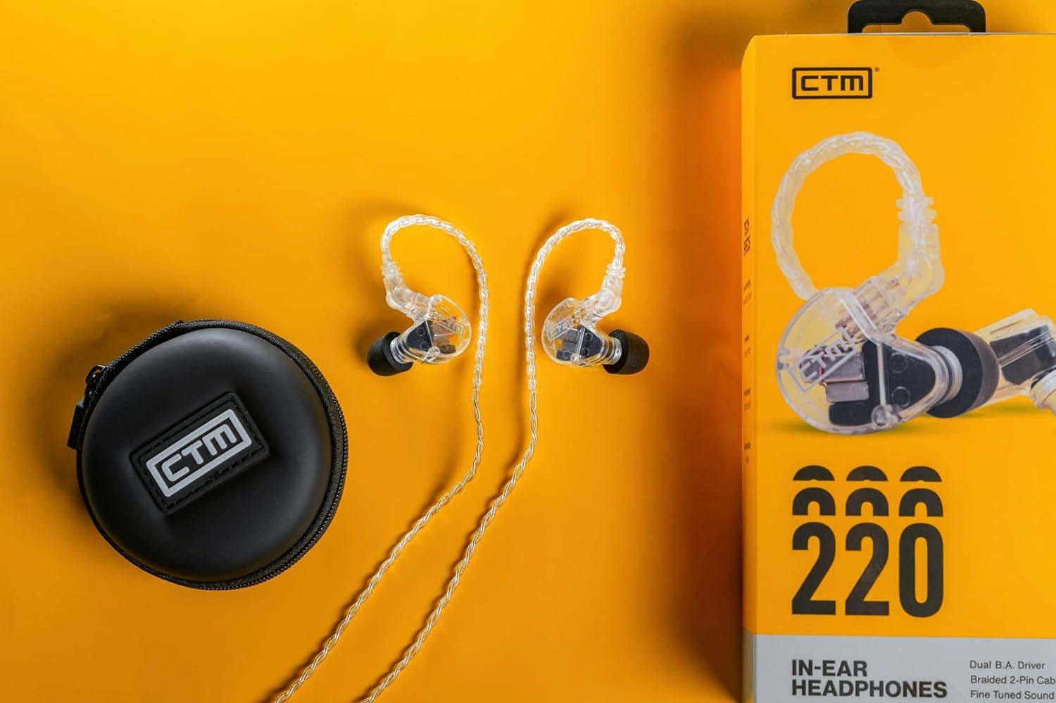 Audifono CTM In Ears Ce220 Transparente