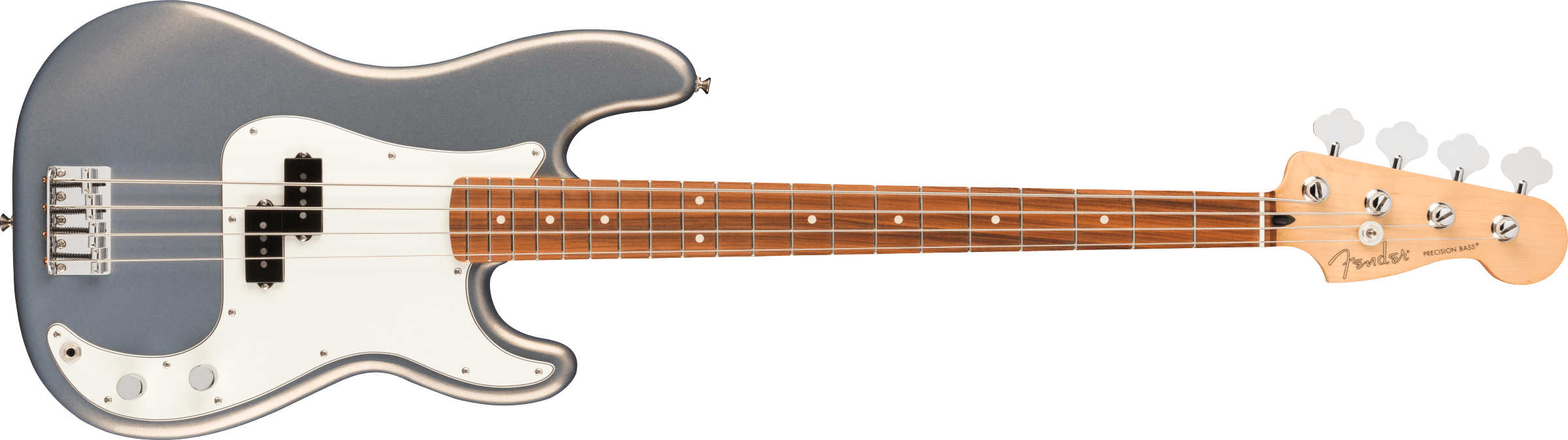 Bajo Electrico Fender Player Precision Bass, Diapason De Pau Ferro, Plateado 0149803581