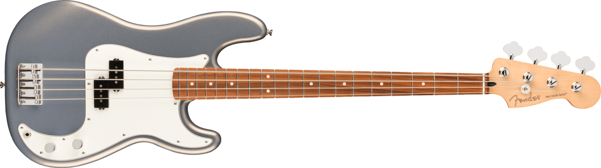Bajo Electrico Fender Player Precision Bass, Diapason De Pau Ferro, Plateado 0149803581
