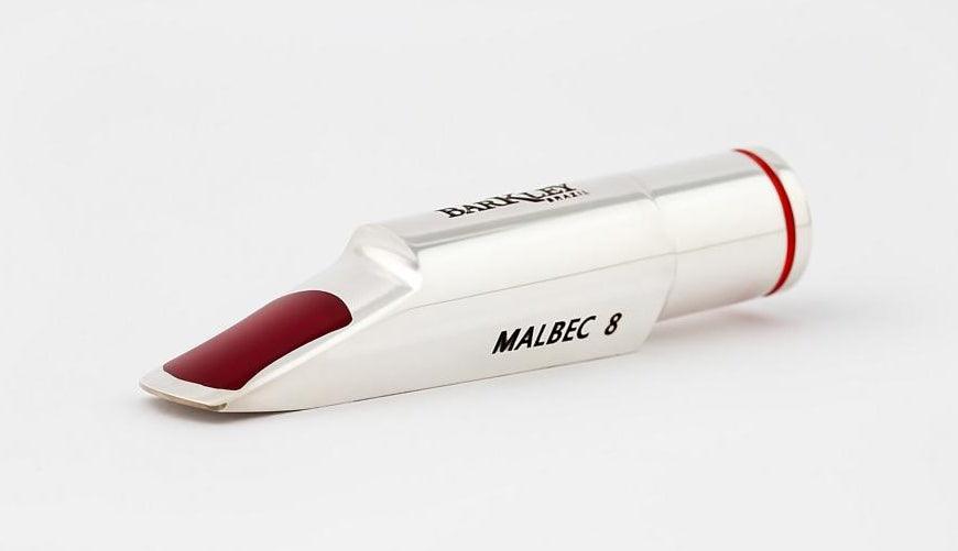Boquilla para saxofón alto Barkley Malbec 7 plateada, vista 2