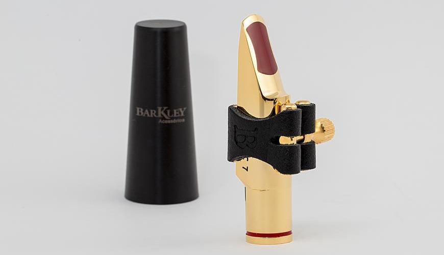 Boquilla para saxofón tenor Barkley Malbec 9 dorada, vista 1