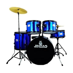 Bateria Atriles Negros Azul Jinbao Jbp1601a