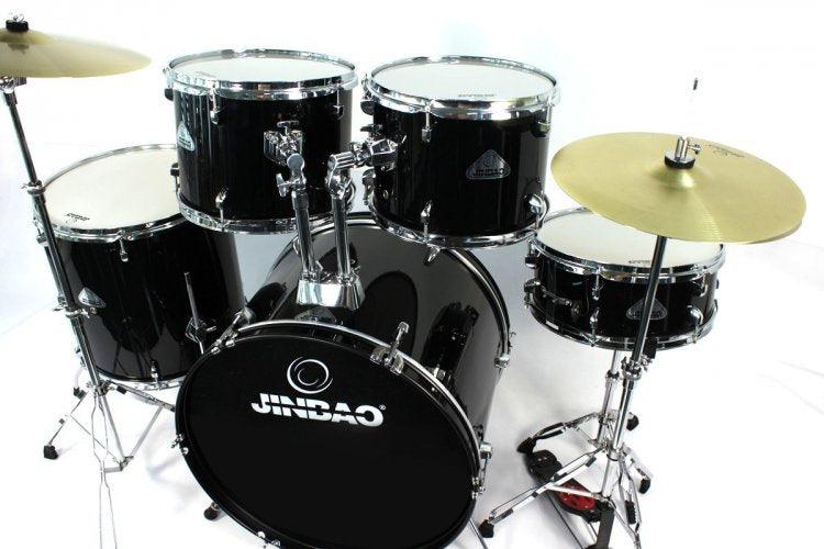 Bateria Atriles Negros Negra Jinbao Jbp1601a