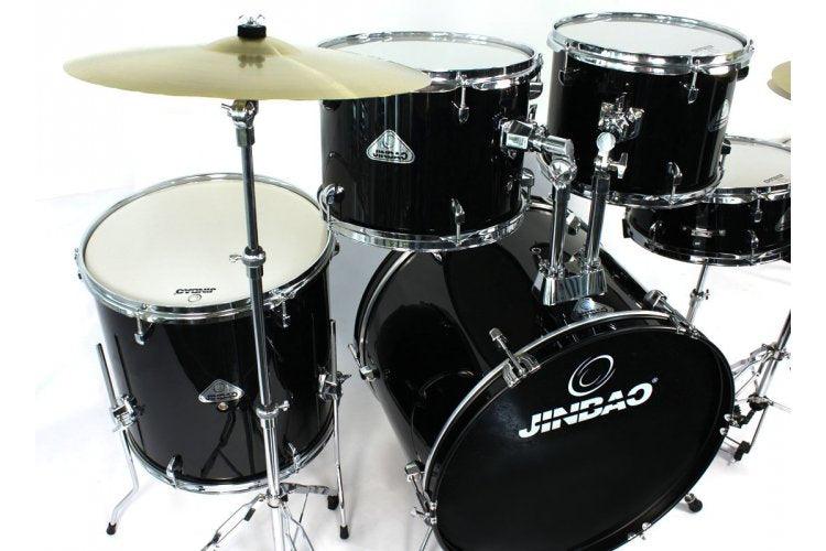Bateria Atriles Negros Negra Jinbao Jbp1601a
