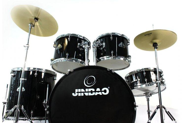 Bateria Atriles Negros Negra Jinbao Jbp1601a
