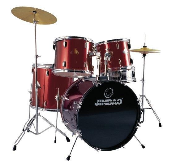 Bateria Atriles Negros Vino Tinto Jinbao Jbp1601a