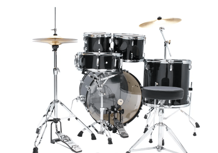 Bateria Tama Stagestar St52h5c-bns Negra+bases+silla Y Platillos