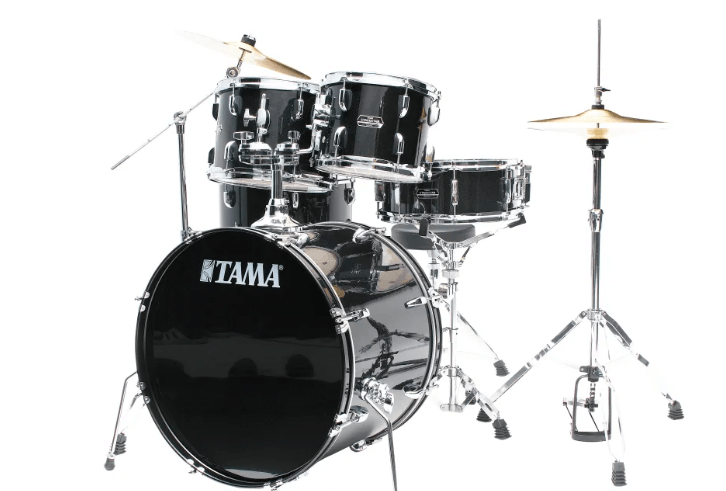 Bateria Tama Stagestar St52h5c-bns Negra+bases+silla Y Platillos
