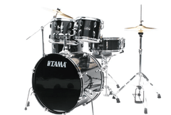 Bateria Tama Stagestar St52h5c-bns Negra+bases+silla Y Platillos