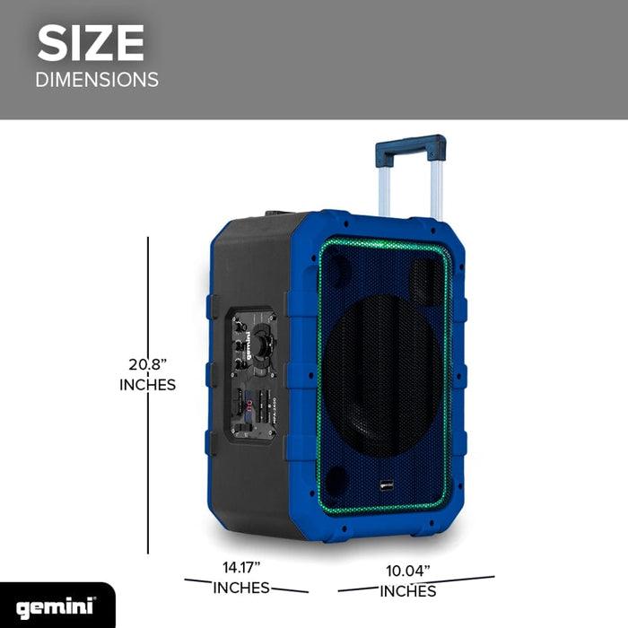 Cabina Recargable Resis Interpe Gemini MPA-2400BLU