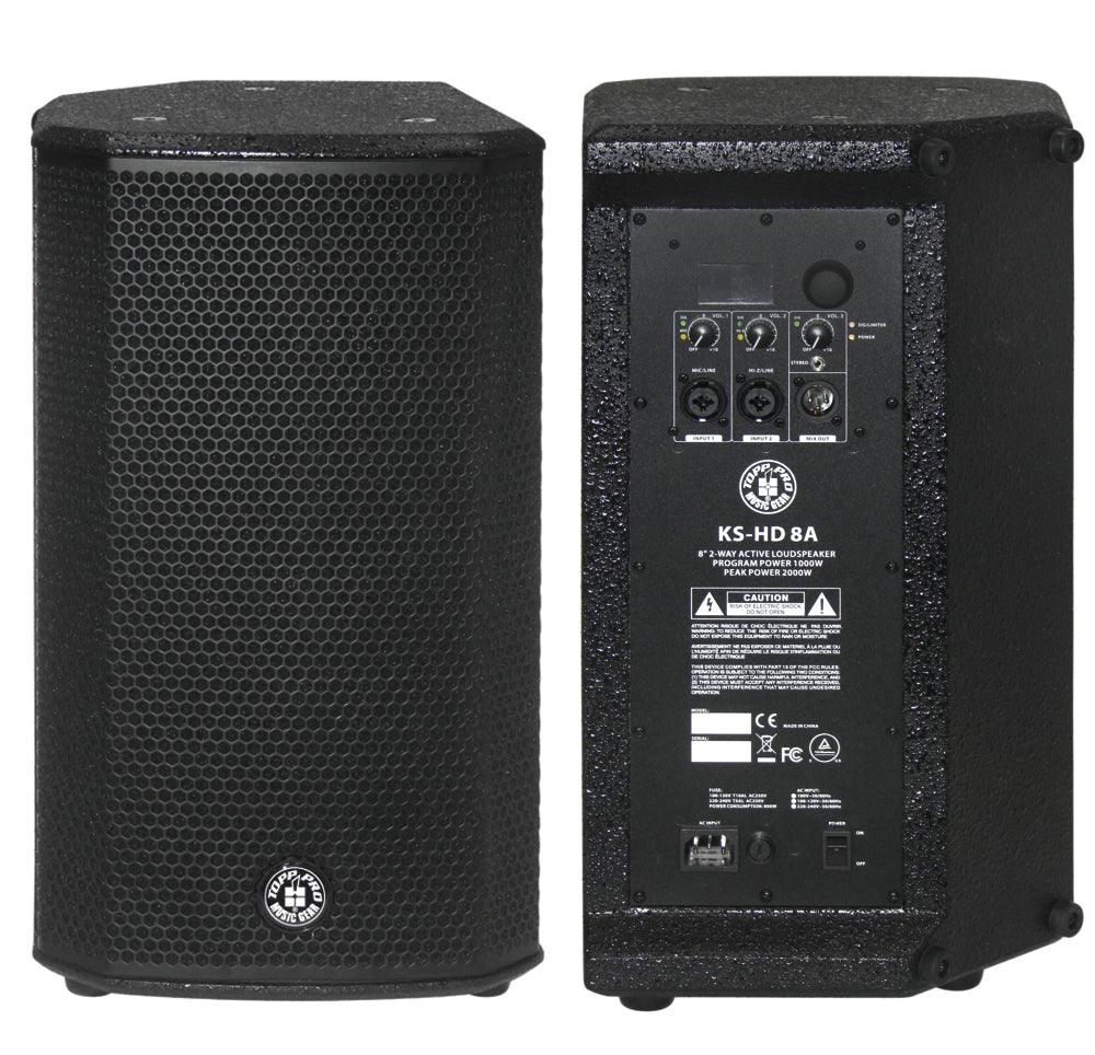 Cabina Activa 8" Topp Pro Ks-hd8a