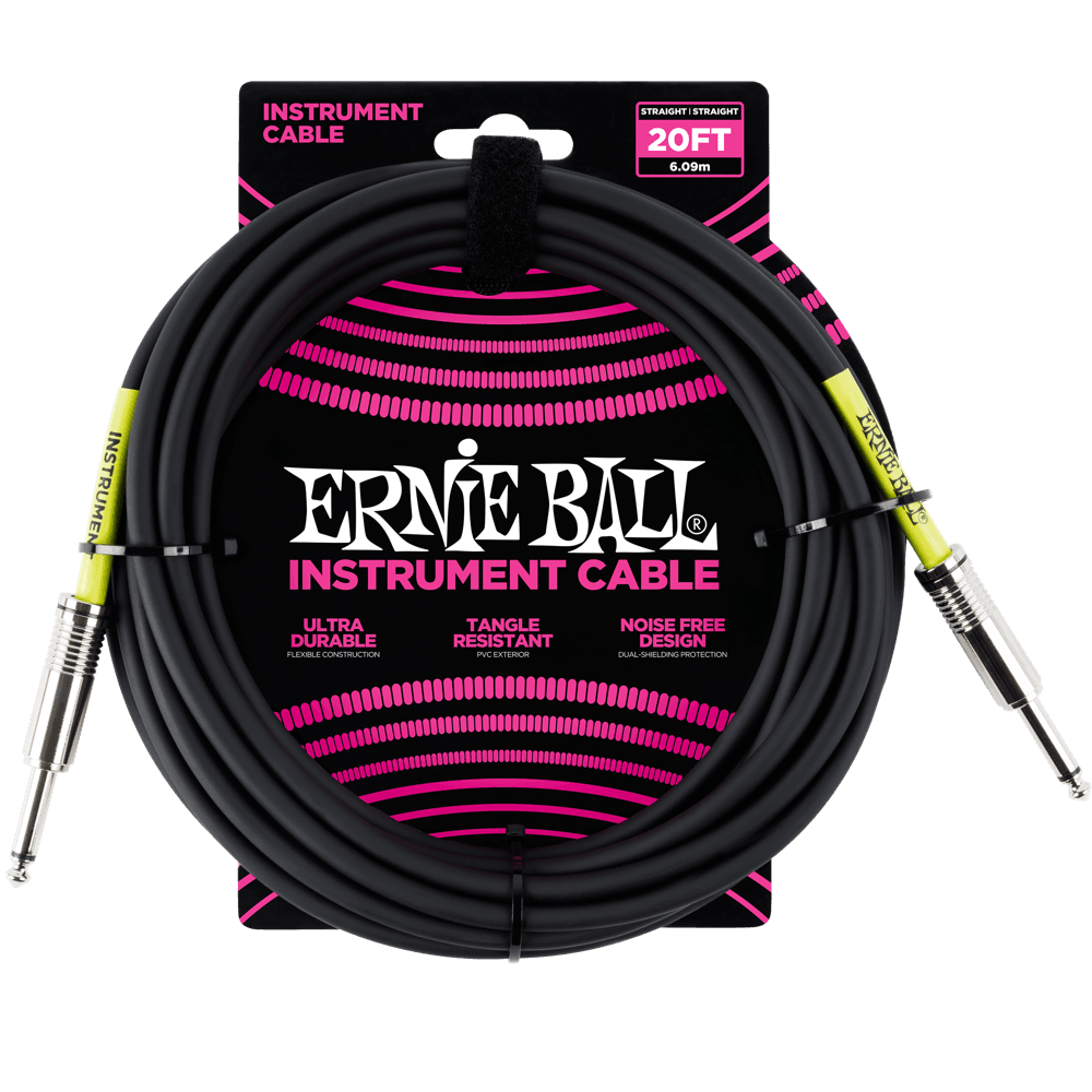 Cable Po6046 Negro Ernie Ball 20ft