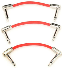 Cable Ernie Ball 3" P06401 X3 Rojo