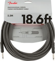Cable Fender Twed 18.6ft 5.5m Negro 0990820068