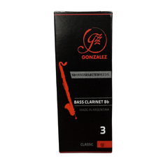 Caña Gonzalez Clarinete Bajo Classic Caja Negra