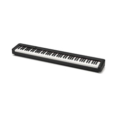 Piano digital de 88 teclas Casio CDP-S160BK negro — vista completa sobre fondo blanco