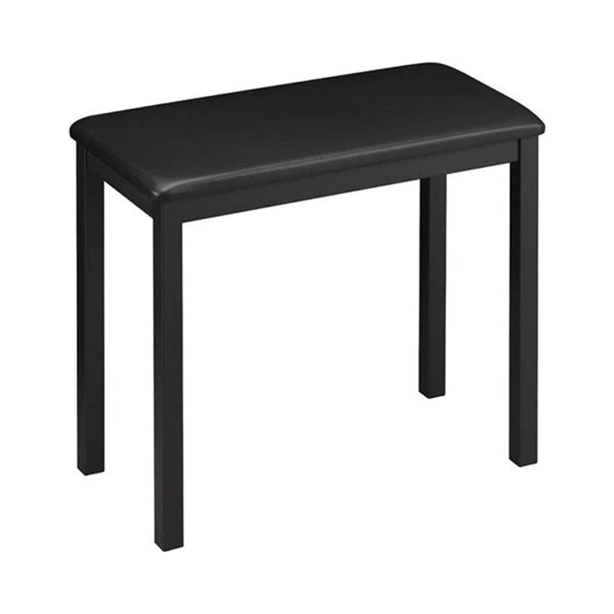 Silla acolchada para teclado Casio CB-7BK negra — vista completa sobre fondo blanco