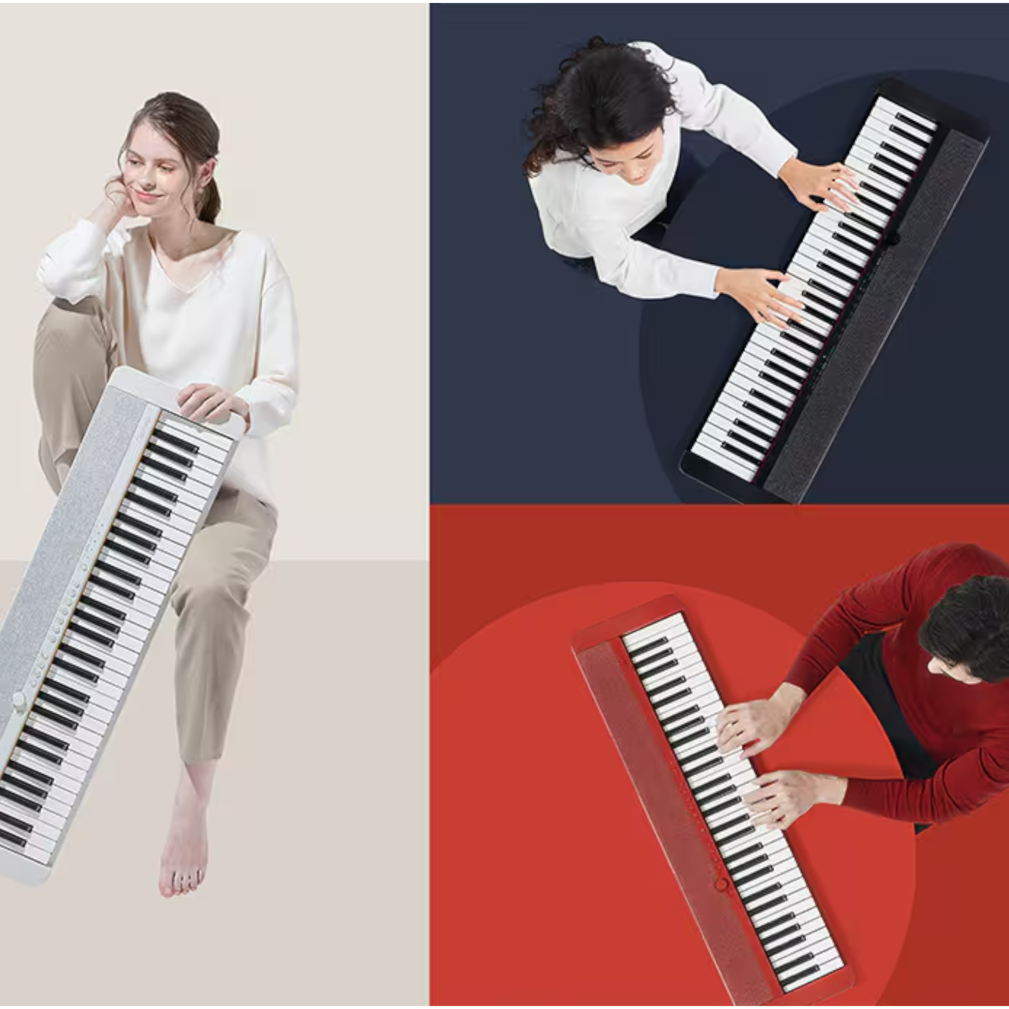 Teclado Casio Ct-s1 We + Adaptador Wu-bt10
