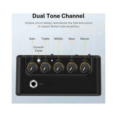 Amplificador portátil para guitarra Donner DA-10 EC1703 de 5 W máximos — vista 4