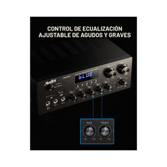 Amplificador estéreo Moukey MK0101 con Bluetooth — vista 3