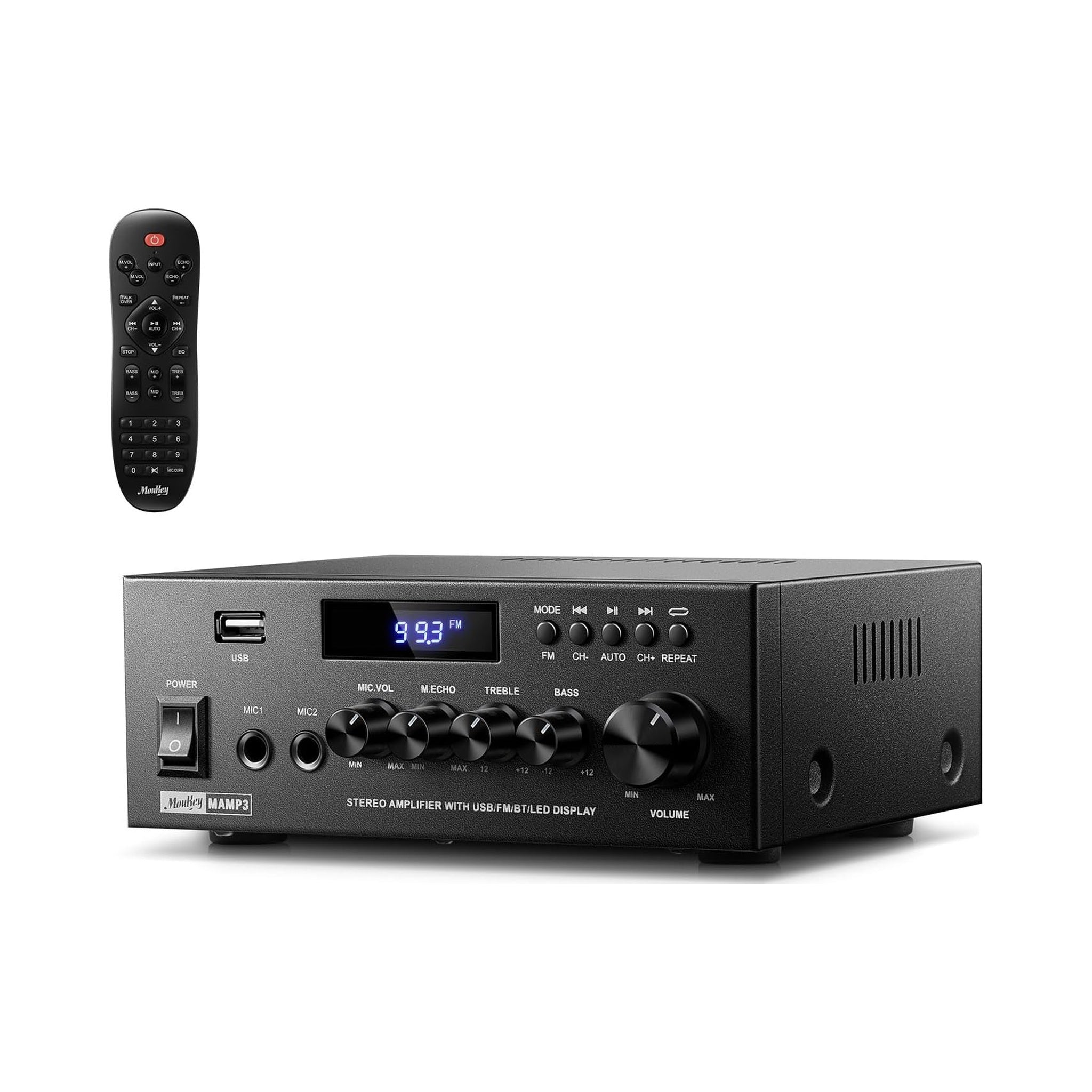 Amplificador estéreo para karaoke Moukey MK0152 — vista 1