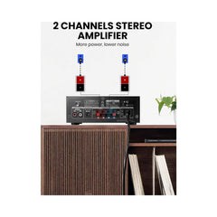 Amplificador estéreo para karaoke Moukey MK0152 — vista 4