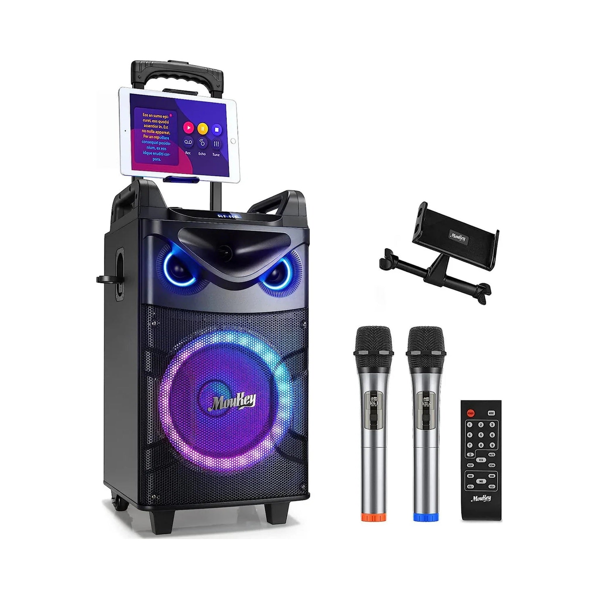 Sistema de karaoke con woofer de 10 pulgadas Moukey MK3017 — vista 1
