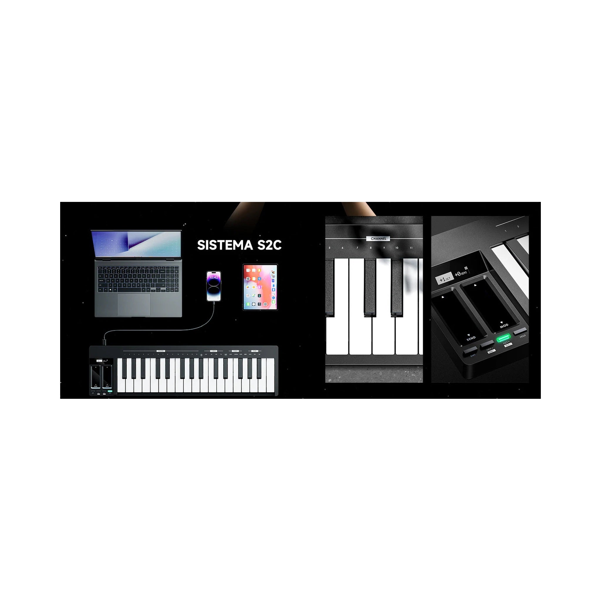 Teclado controlador para Essential L1 Donner KB-32M EC6966 de 32 teclas — vista 4