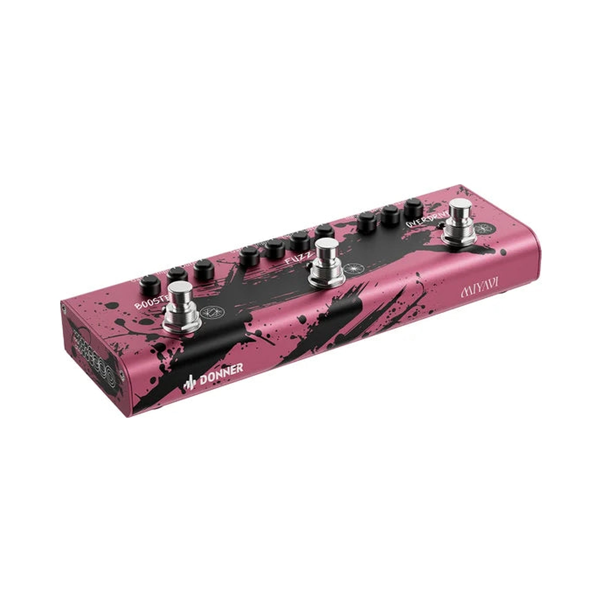 Pedal triple de overdrive, fuzz y booster Donner MIYAVI EC7481 — vista 3