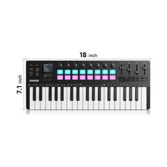 Controlador MIDI de 37 teclas Donner Starrykey-37 EC7177 — vista 3