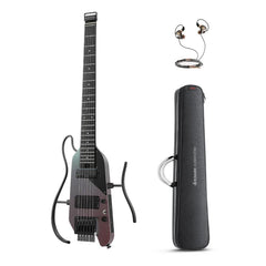 Guitarra Electrica Donner EC7484 Hush-X Pro Midnight Glow
