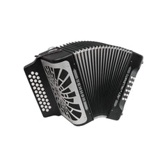 Acordeon 5 Letras Hohner Rey Vallenato A49621 Negro