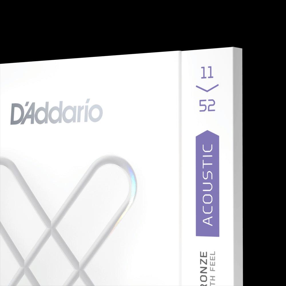 Encordado D Addario Guitarra Acustica Xsapb 11 52 Cust Lt Xs