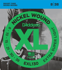 Encordado D Addario Guitarra Electrica Exl130 8 38