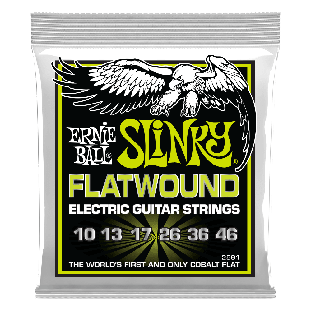 Encordado Ernie Ball Guitarra Electrica Burl Regular Slinky Flatw 10-46 P02591