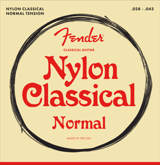 Encordado Fender Guitarra Acustica Nylon 100 Clear/silver