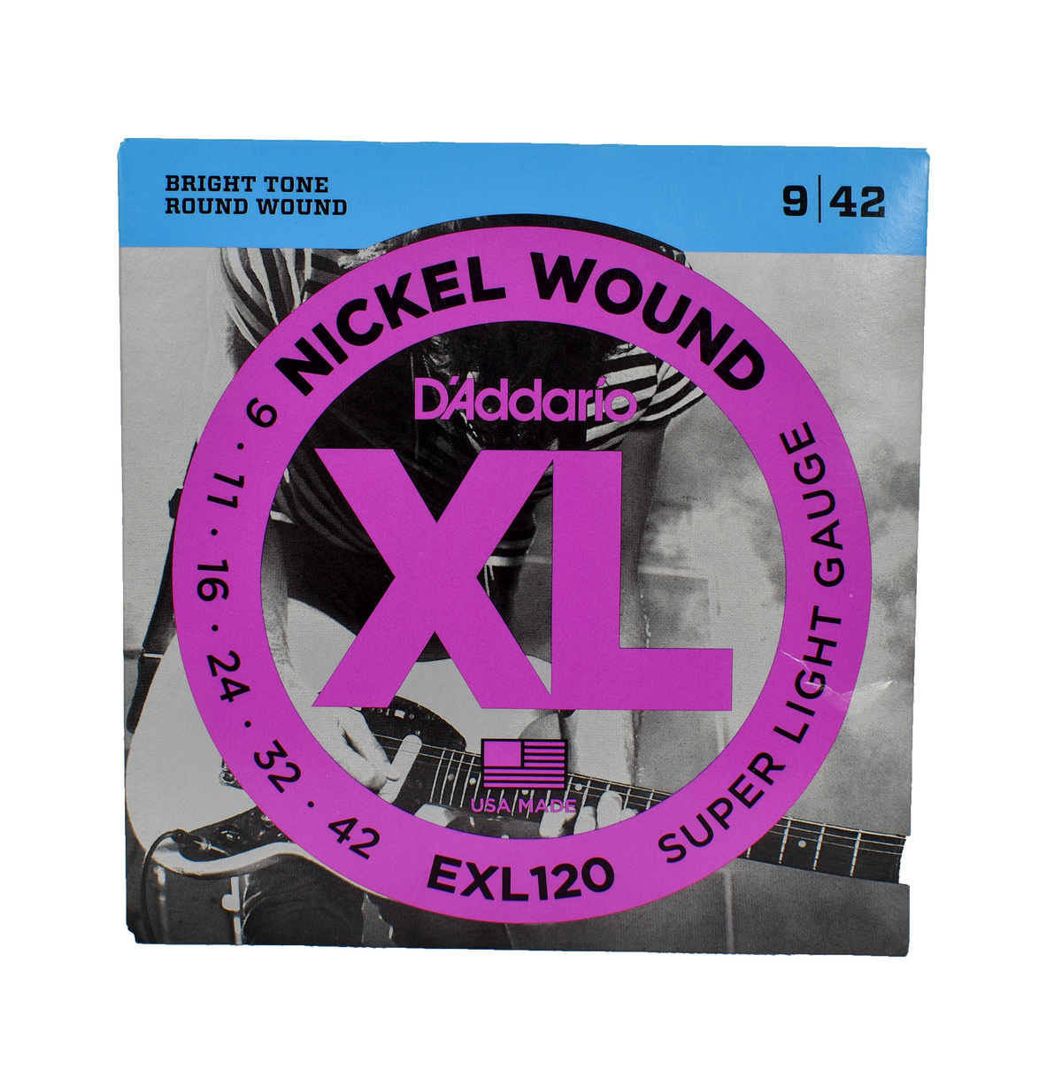 Encordado Set De Cuerdas Guitarra Electrica Daddario Exl120 09-42