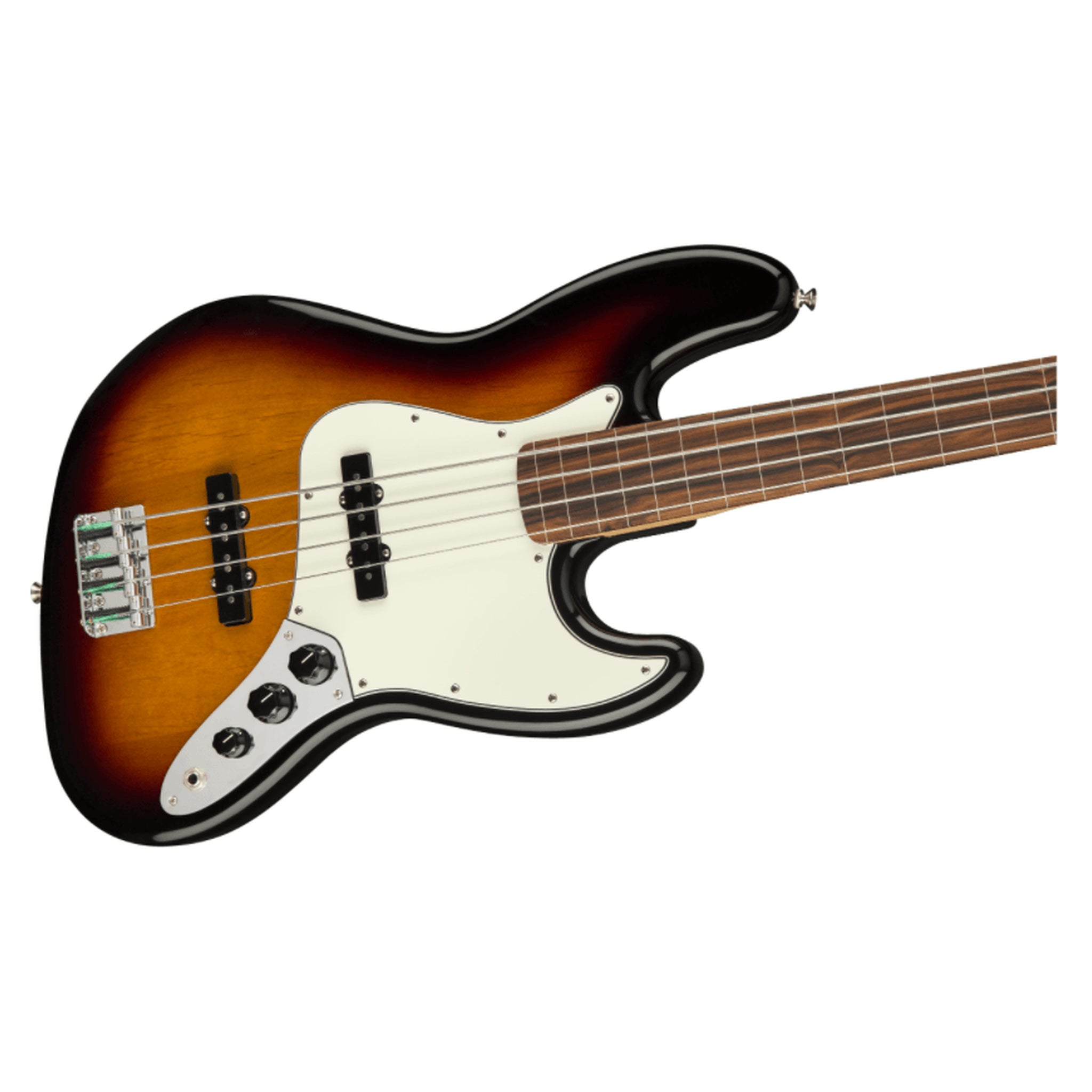 Fender Player Jazz Bass Fretless Sunburst de 3 colores — fotografía 4