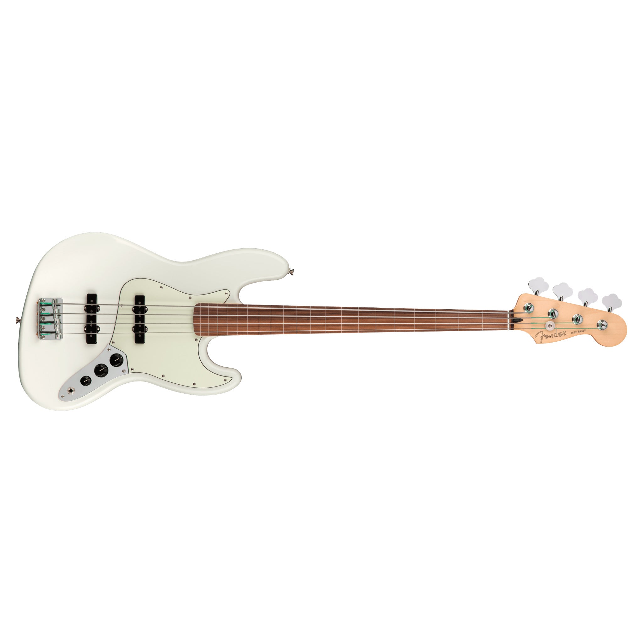 Fender Player Jazz Bass Fretless Blanco Polar — fotografía 1