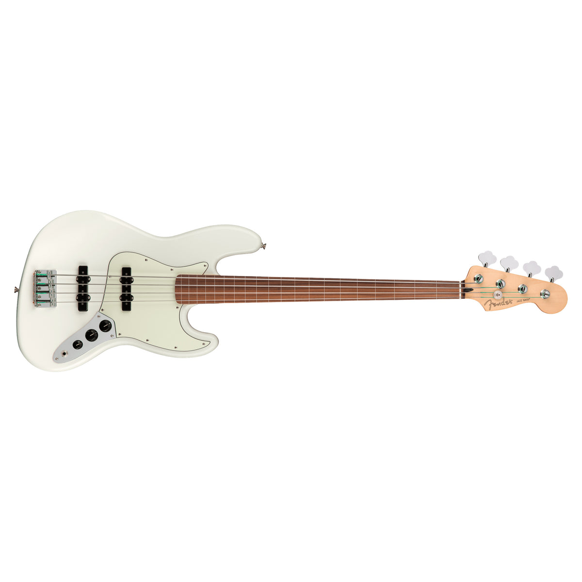 Fender Player Jazz Bass Fretless Blanco Polar — fotografía 1