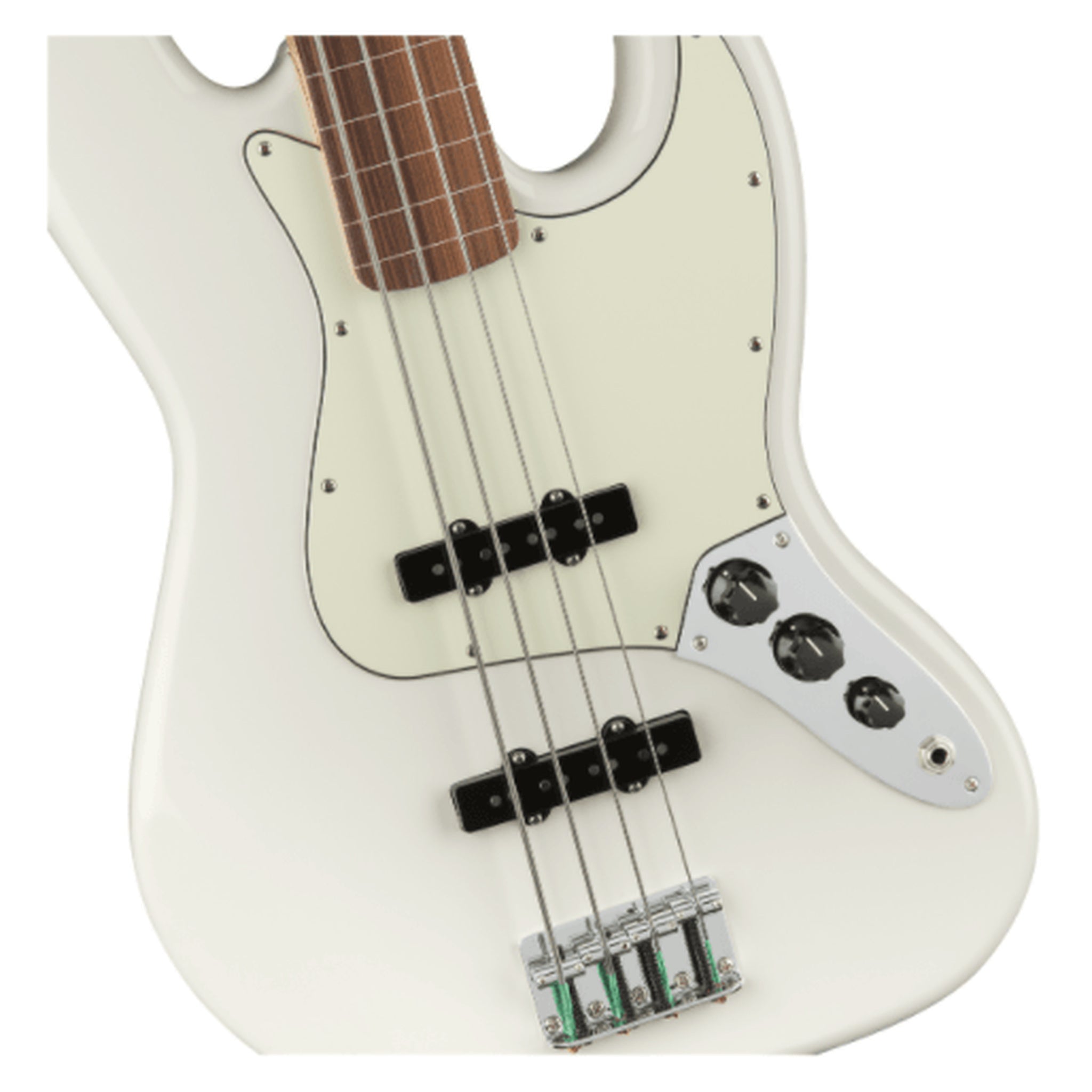 Fender Player Jazz Bass Fretless Blanco Polar — fotografía 2
