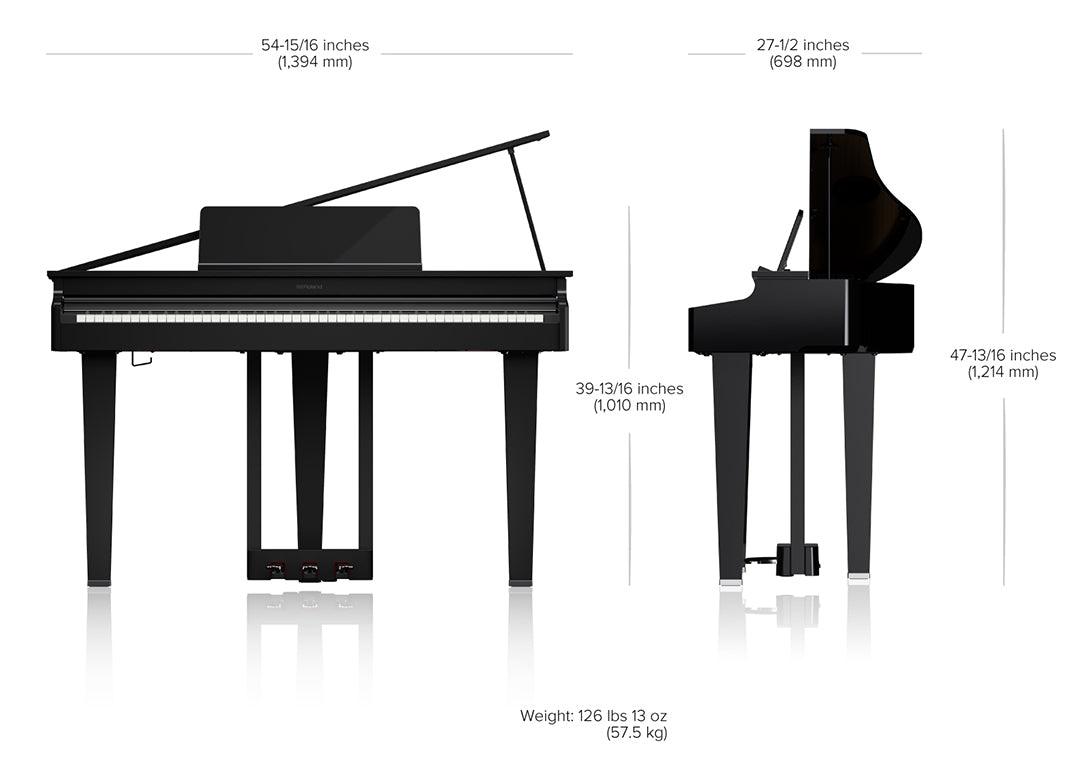 Piano Roland De Cola Digital Gp-3-Pe